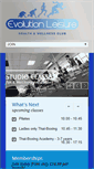 Mobile Screenshot of evolutionleisure.com