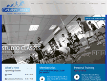 Tablet Screenshot of evolutionleisure.com